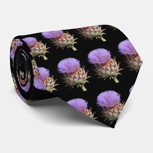 Cravate - Chardons (Roulé)