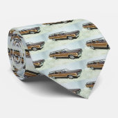 Cravate chariot de station de vieille école (Roulé)