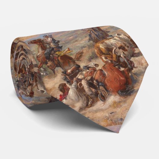 Cravate Charles M. Russell La Vie Forte (Roulé)