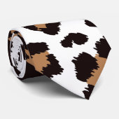 Cravate Charmant Élégante Léopards Motifs naturels (Roulé)