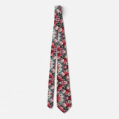 Cravate Charme floral de la rose intemporelle (Dos)
