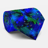 Cravate Chasing Fireflies cool modern abstract (Roulé)