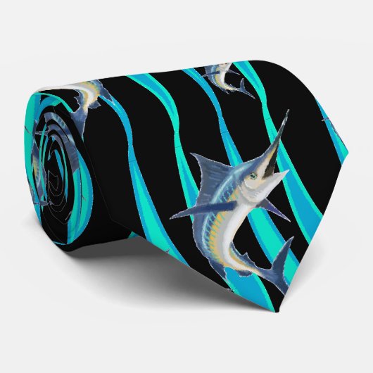 Cravate Chasse à Marlin (Roulé)