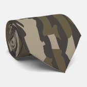 Cravate Chasse au canard Camo Canards Camo Camo Bottomland (Roulé)