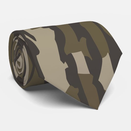 Cravate Chasse au canard Camo Canards Camo Camo Bottomland (Roulé)