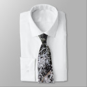 Cravate Chasse Camouflage Motif de neige 4 (Attaché)