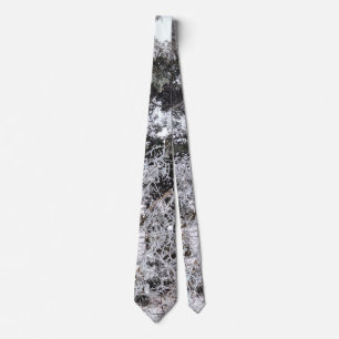 Cravate Chasse Camouflage Motif de neige 4