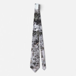 Cravate Chasse Camouflage Motif de neige 4