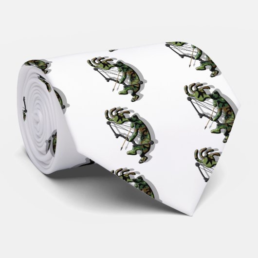 Cravate Chasseur de Kokopelli (Roulé)