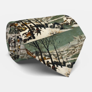 Cravate Chasseurs dans la neige Pieter Bruegel l'aîné