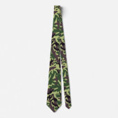 Cravate Chasseurs Motif Camo Vert (Devant)