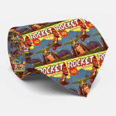 Cravate Chasseurs vintages comiques (Roulé)