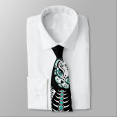 Cravate Chat crâne sucre (Attaché)