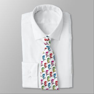 Cravate Chat Dans Le Casquette Colorful Casquette Motif