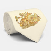 Cravate chat dans le marais (Roulé)