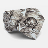 Cravate Chat de Cheshire (Roulé)