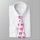 Cravate Chat de Cheshire rose, Chat de Cheshire rose, Chat (Attaché)