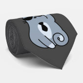 Cravate Chat Hipster - Amoureux des chats Chat Papa Homme  (Roulé)