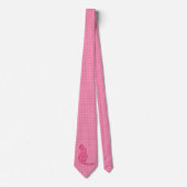 Cravate Chat japonais - Fuchsia Pink Batik (Devant)