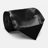 Cravate Chat noir (Roulé)