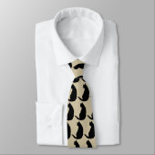 Cravate Chat noir (Attaché)