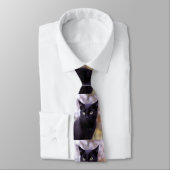 Cravate chat noir (Attaché)
