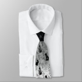 Cravate Chat noir Aexé Pride - Mystique (Attaché)