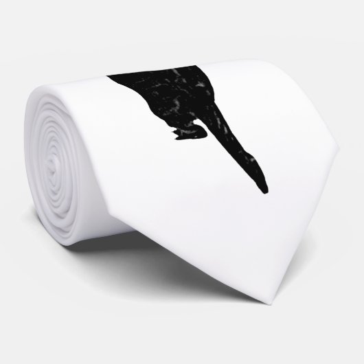 Cravate Chat noir Escalade (Roulé)