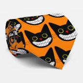 Cravate Chat noir heureux (Roulé)