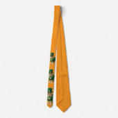 Cravate Chat orange de la Saint-Patrick (Dos)