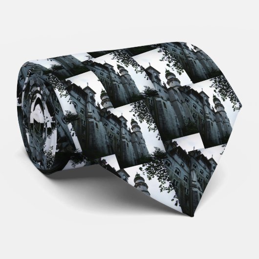 Cravate Château de Neuschwanstein (Roulé)