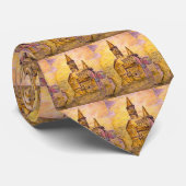 Cravate château de sable (Roulé)