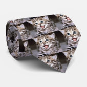 Cravate Chaton mignon (Roulé)