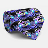 Cravate Chats célestes Aliens (Roulé)