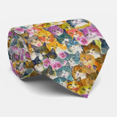 Cravate Chats Lots & beaucoup de Chats (Roulé)