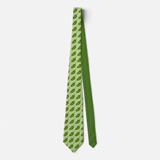 Cravate Chaud vert Jalapeño poivre poivrons Jalapenos Crav (Devant)