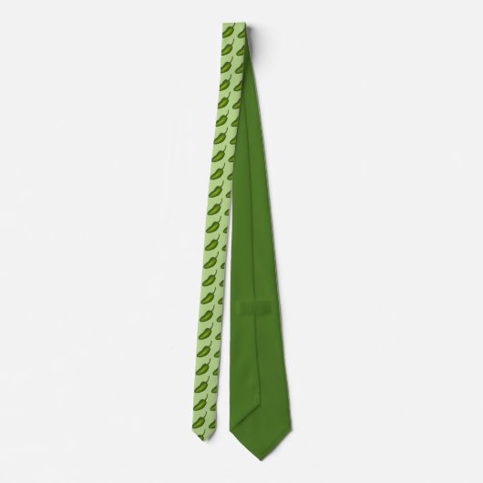 Cravate Chaud vert Jalapeño poivre poivrons Jalapenos Crav (Dos)