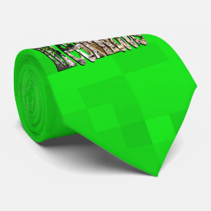 Cravate Chaud vert Meerkat Shimmer,