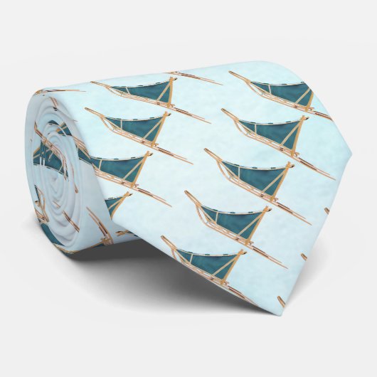 Cravate Chaussée De Chien Sur Neige (Roulé)