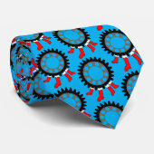 Cravate Chaussettes de Noël à engrenage mécanique (Roulé)