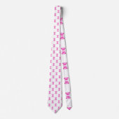Cravate Chaussettes Motif rose chaud (Devant)