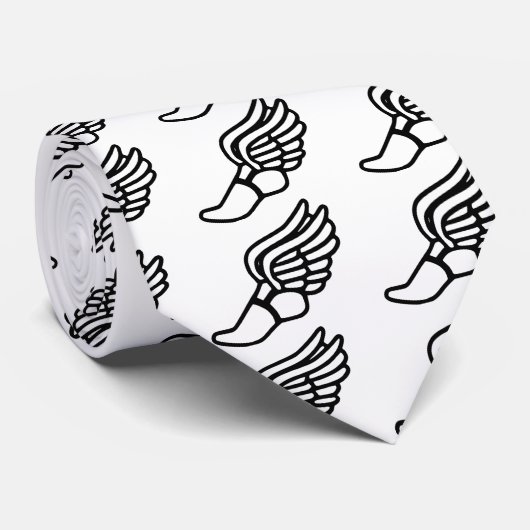 Cravate Chaussure de course avec des ailes (Roulé)