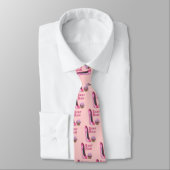 Cravate Chaussure stylet et petit gâteau du meilleur rose (Attaché)