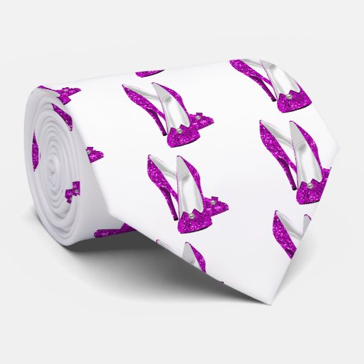 Cravate Chaussures haute talon Stileto Parties scintillant (Roulé)