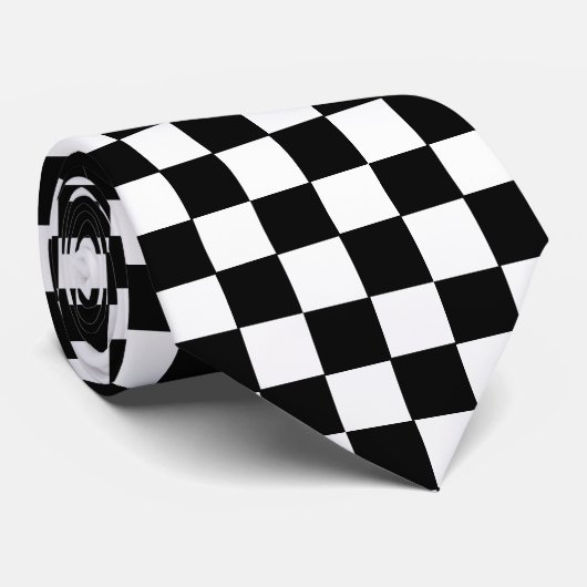 Cravate Checker Board   (Roulé)