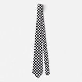 Cravate Checker Chessboard Flag Design Tie (Devant)