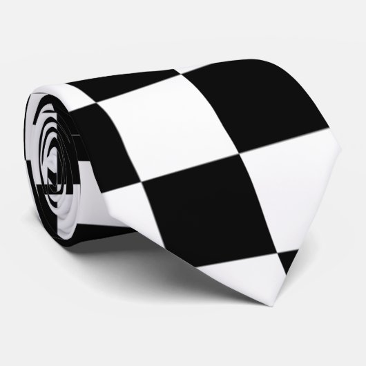 Cravate Checkered (Roulé)