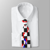 Cravate Checkerwalk par conception de Genepool (Attaché)