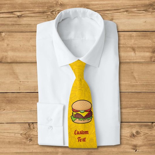 Cravate Cheeseburger