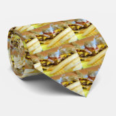 Cravate Cheeseburger et Fries (Roulé)